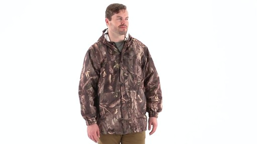 Master Sportsman Men's Reversible Camo / Snow Jacket Waterproof 360 View - image 1 from the video